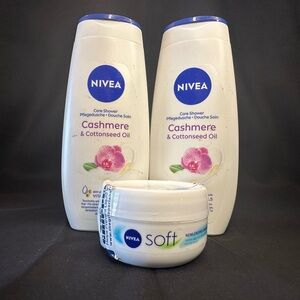 Nivea Cashmere & Cottonseed Oil Shower Gel and Soft Cream Set